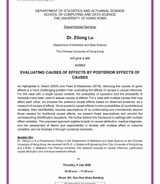 Thumbnail of Evaluating causes of effects by posterior effects of causes