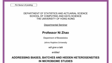 Thumbnail of Addressing biases, batches and hidden heterogeneities in microbiome studies