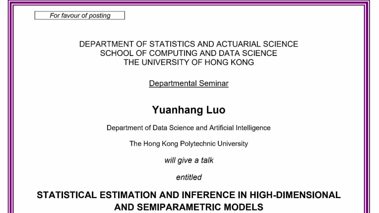 Thumbnail of Statistical estimation and inference in high-dimensional and semiparametric models