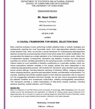 Thumbnail of A causal framework for model selection bias