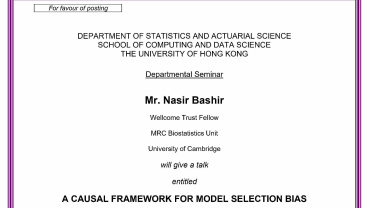Thumbnail of A causal framework for model selection bias