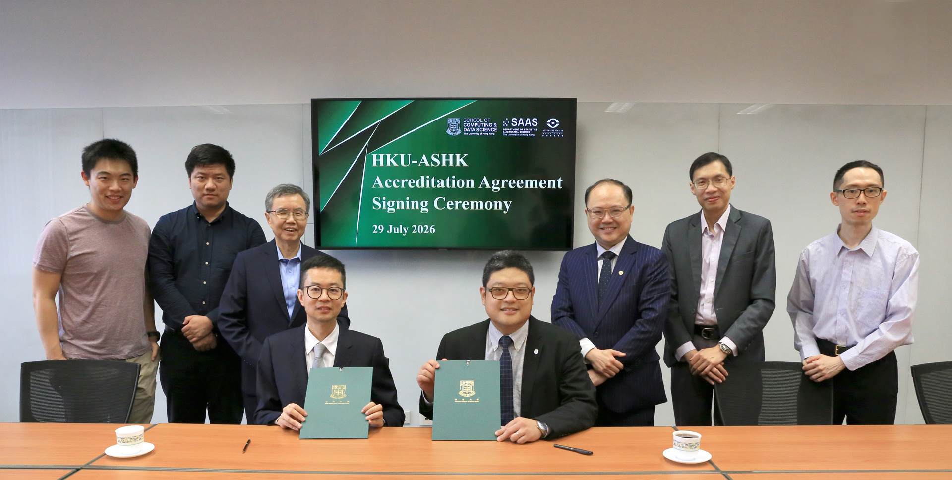 HKU-ASHK Signed Accreditation Agreement