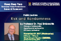 Hung Hing-Ying Distinguished Visiting Professorship in Science & Technology by Professor Dr. Paul Embrechts on Wednesday, November 29, 2017.
