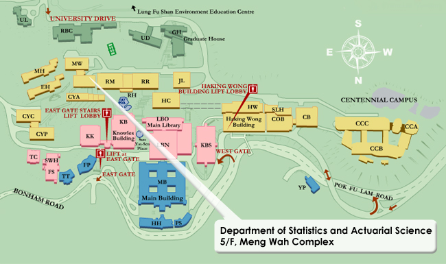 Department of Statistics and Actuarial Science, HKU - Contact us