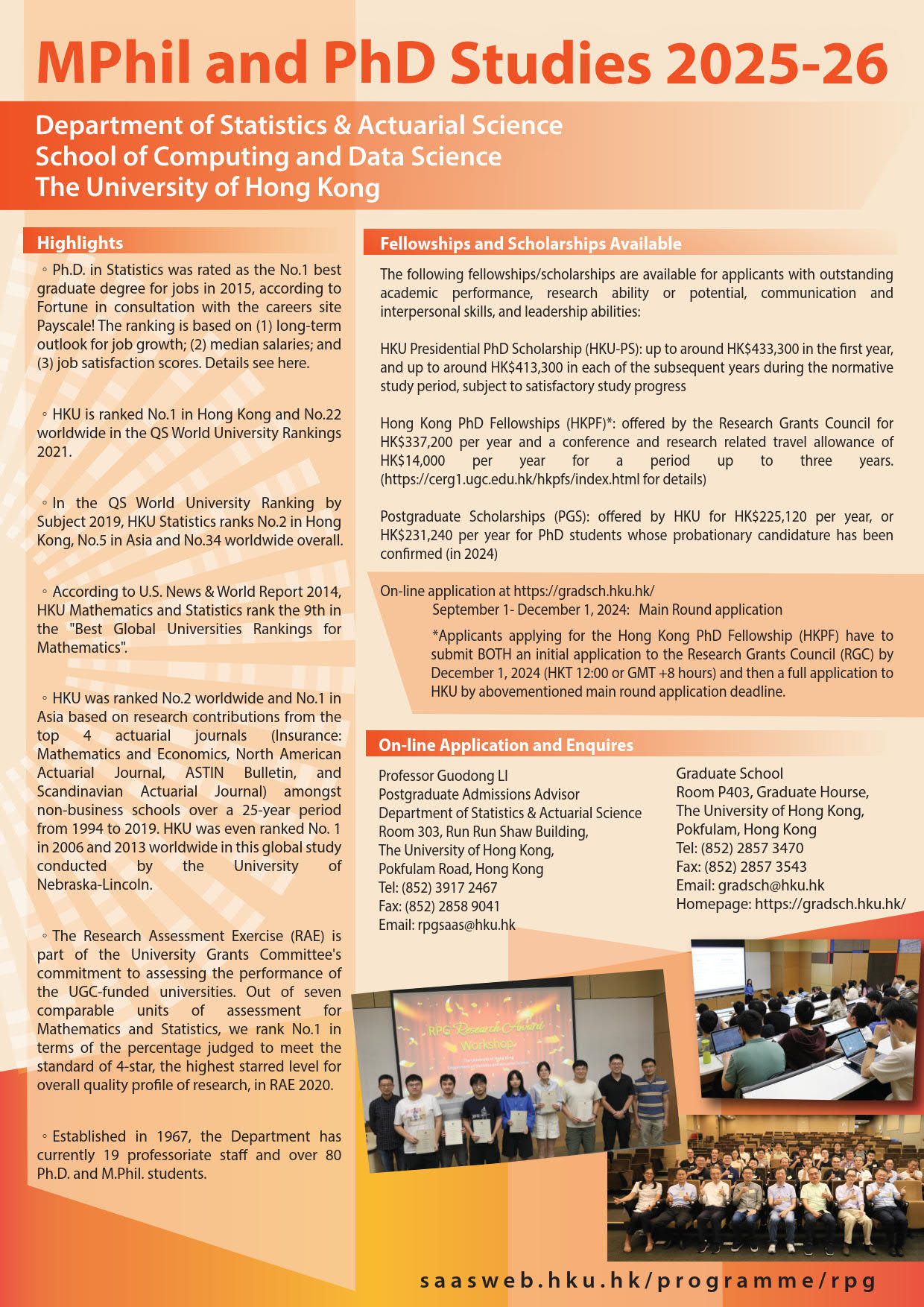 MPhil and PhD Studies leaflet 2025-26